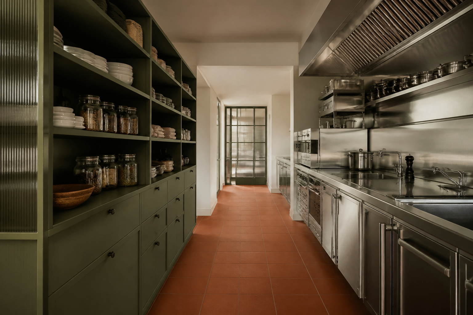 Locaux professionnels suisses propres — contexte restauration / commerce